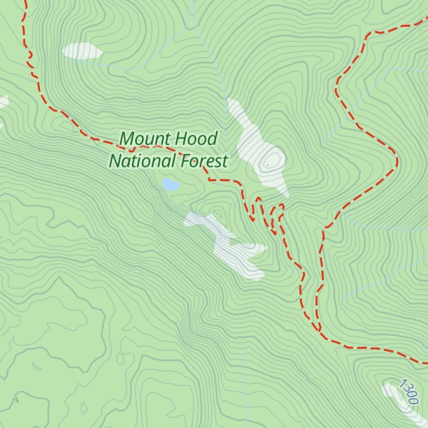 Map of Preachers Peak