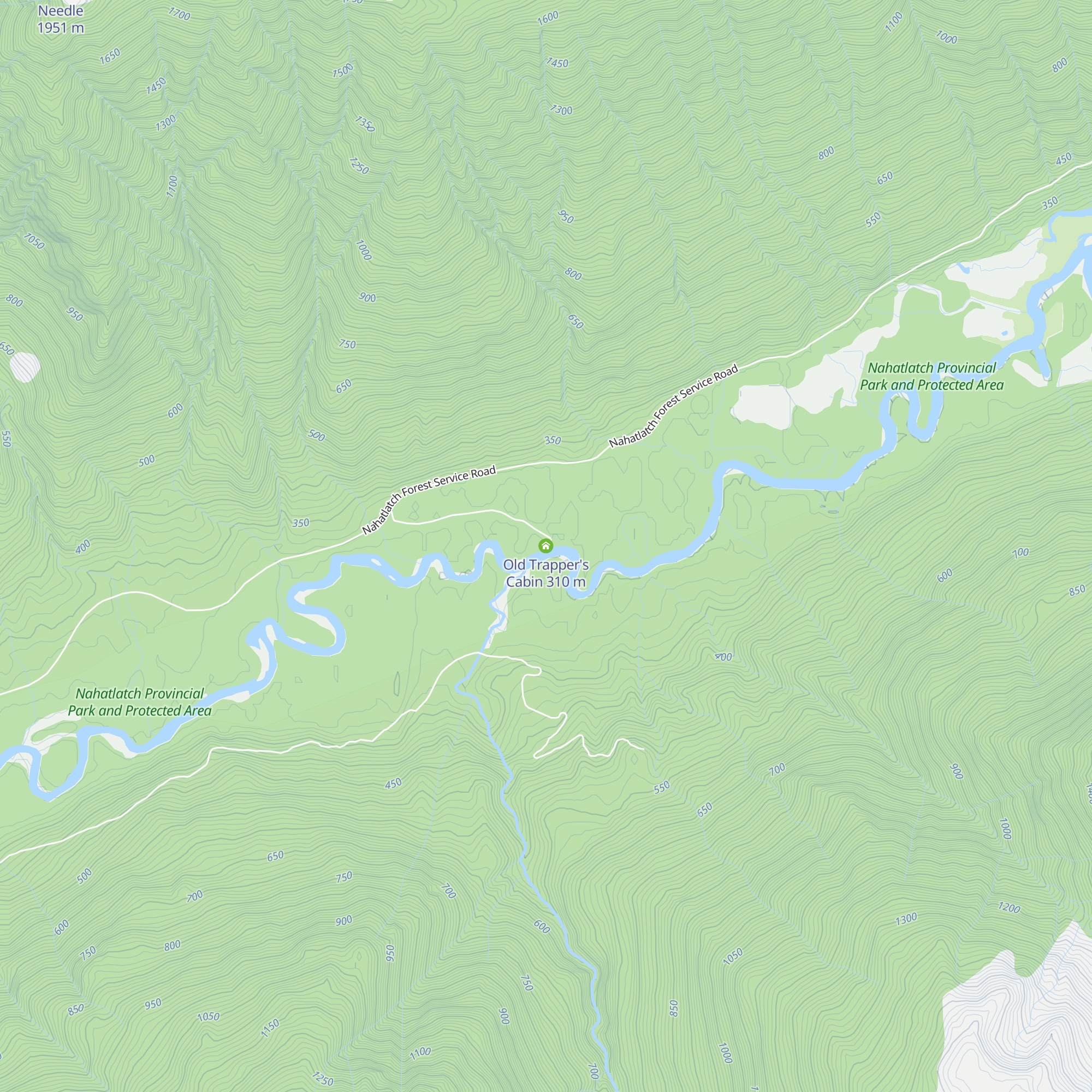 Old Trapper's Cabin map