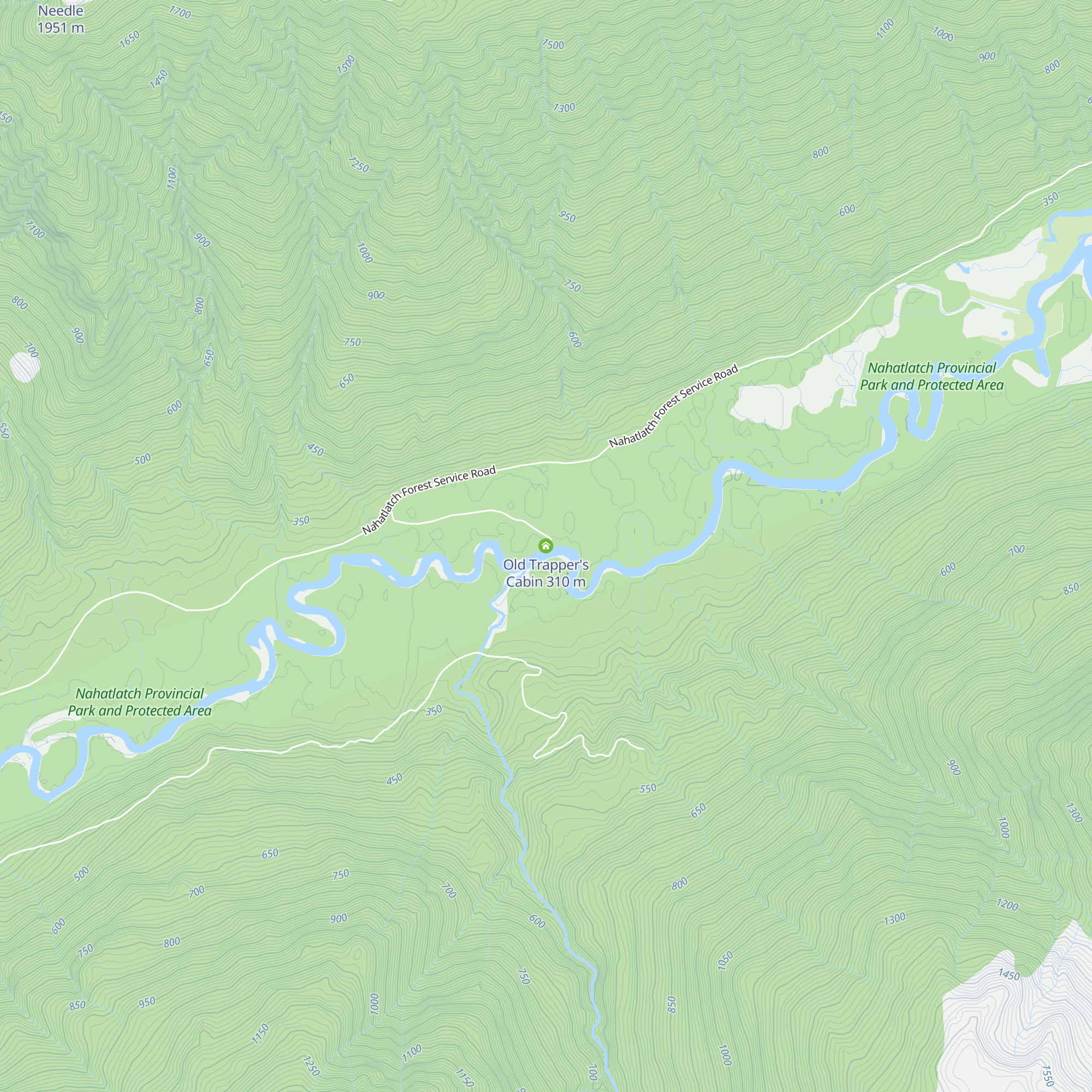 Old Trapper's Cabin map
