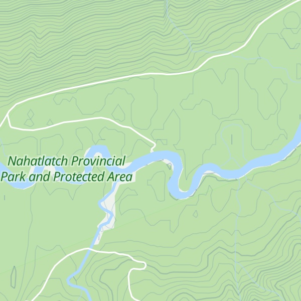 Map of Old Trapper's Cabin