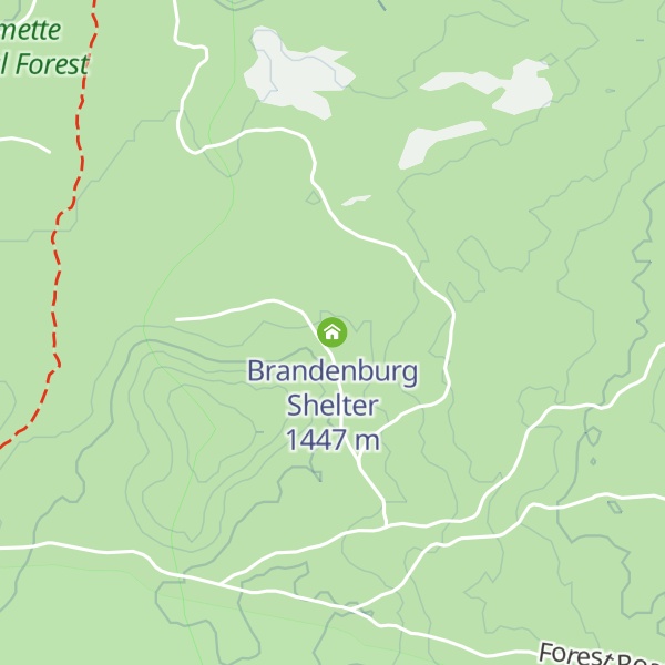 Map of Brandenburg Shelter