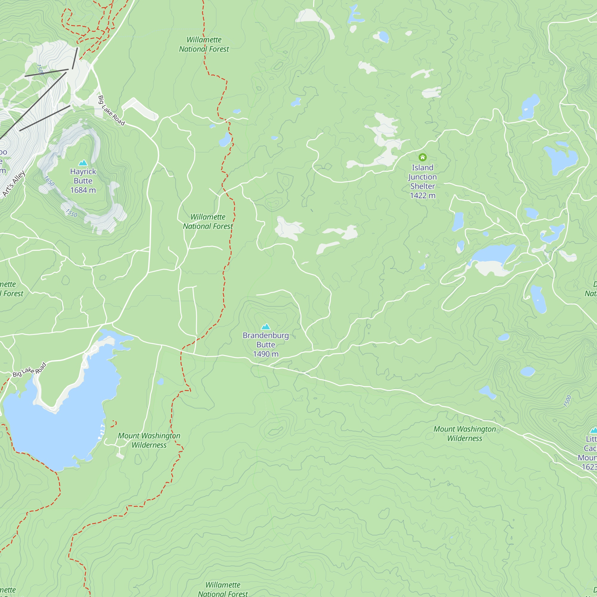 Brandenburg Shelter map
