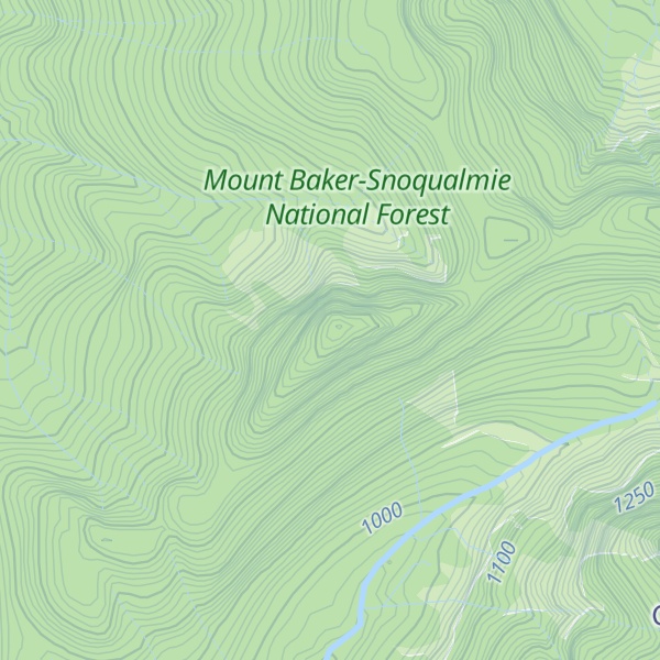 Map of Aw Peak
