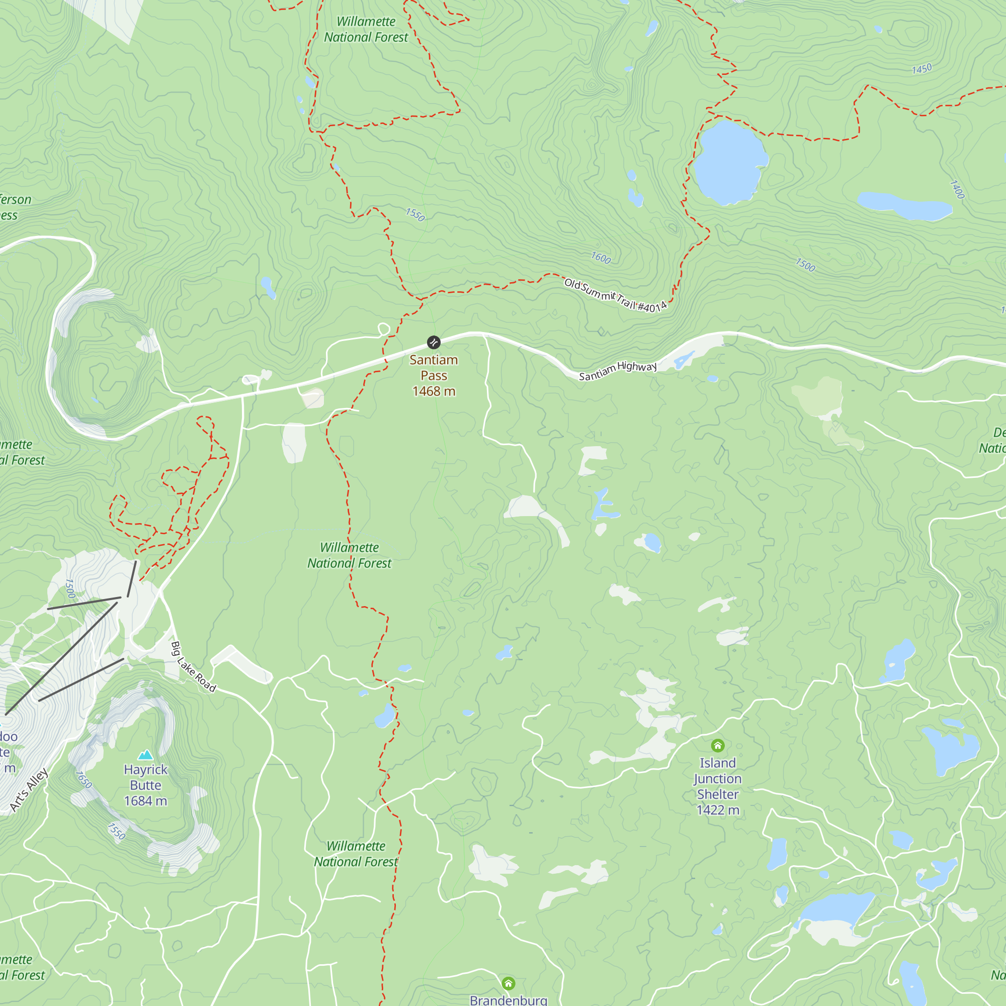 North Blowout Shelter map