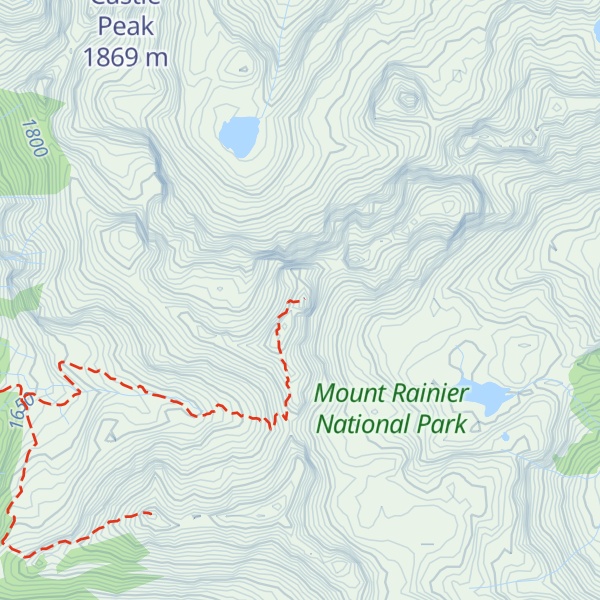 Map of First Mother Mountain