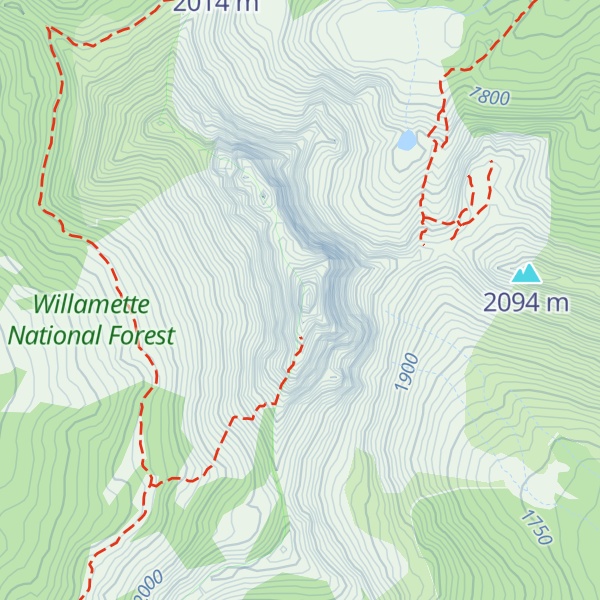 Map of Three Fingered Jack
