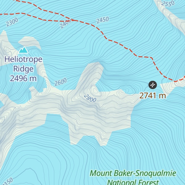 Map of Colfax Peak