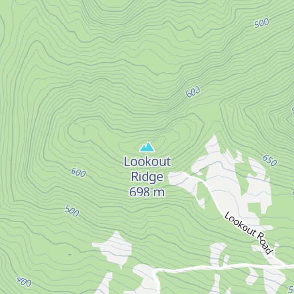 Map of Lookout Ridge