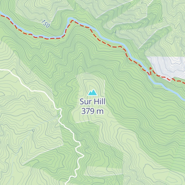 Map of Sur Hill