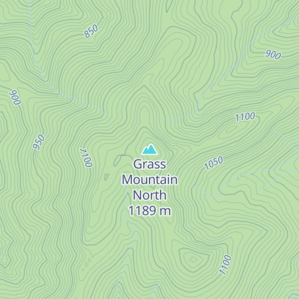 Map of Grass Mountain North
