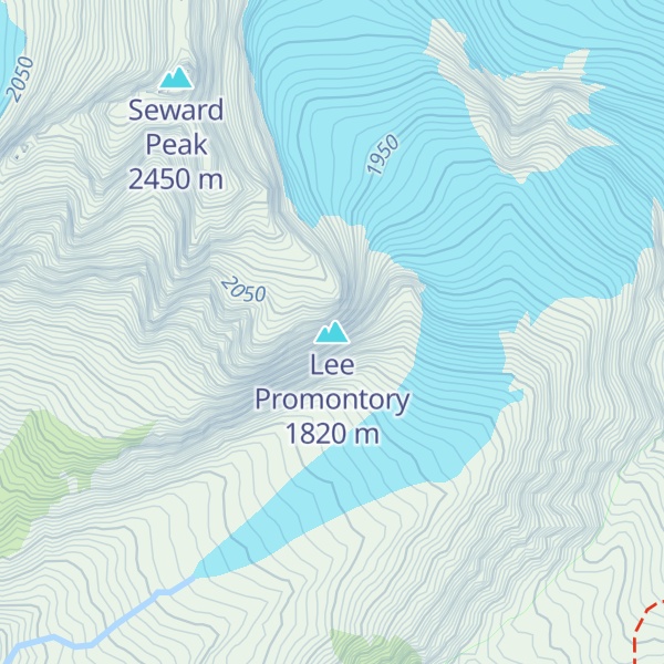 Map of Lee Promontory