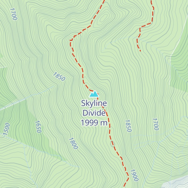 Map of Skyline Divide