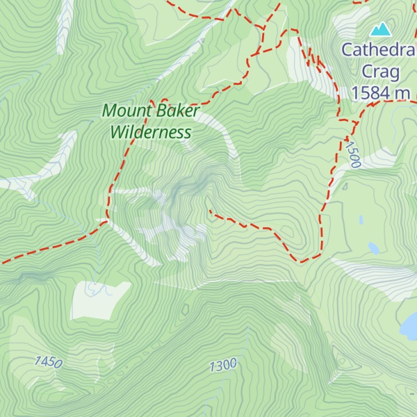 Map of Park Butte Lookout