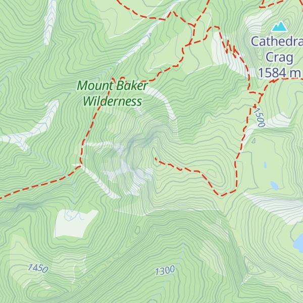 Map of Park Butte