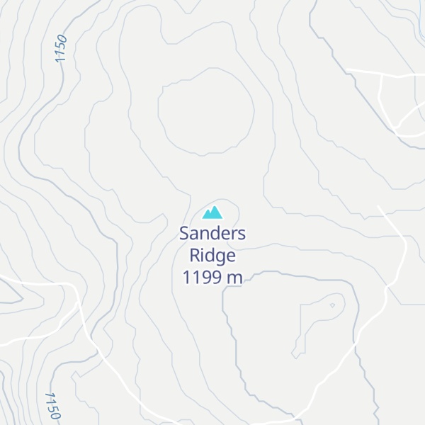 Map of Sanders Ridge