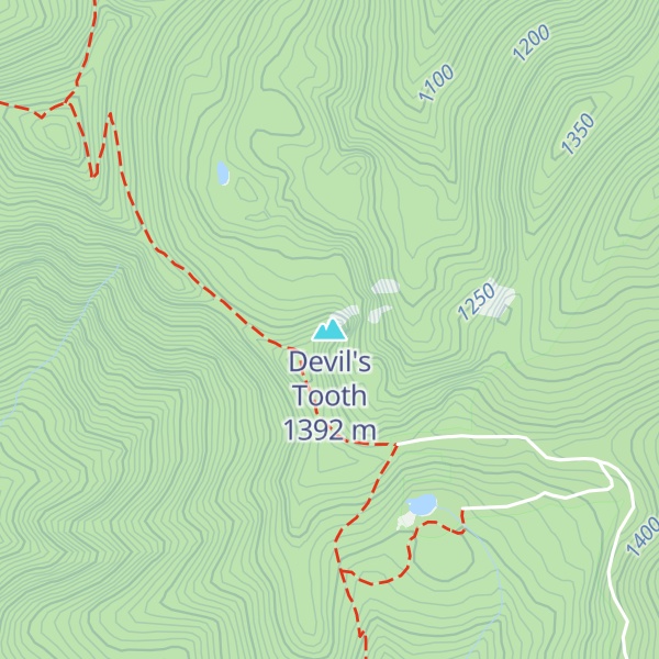 Map of Devil's Tooth