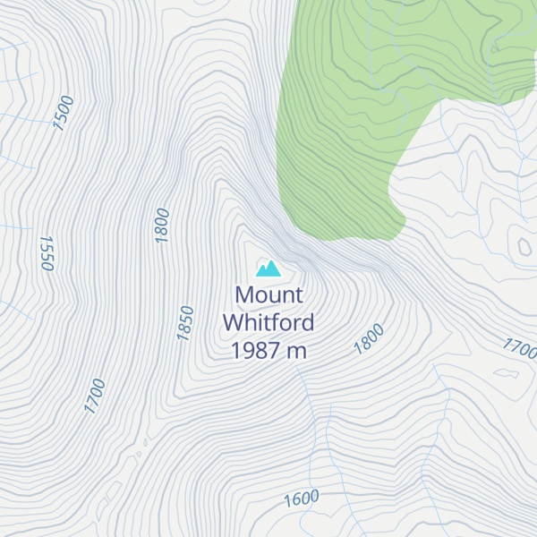 Map of Mount Whitford