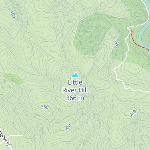 Map of Little River Hill