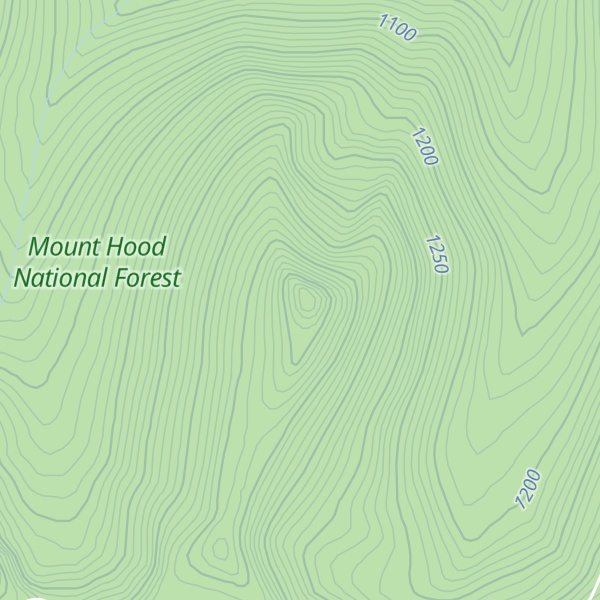 Map of Wolf Peak