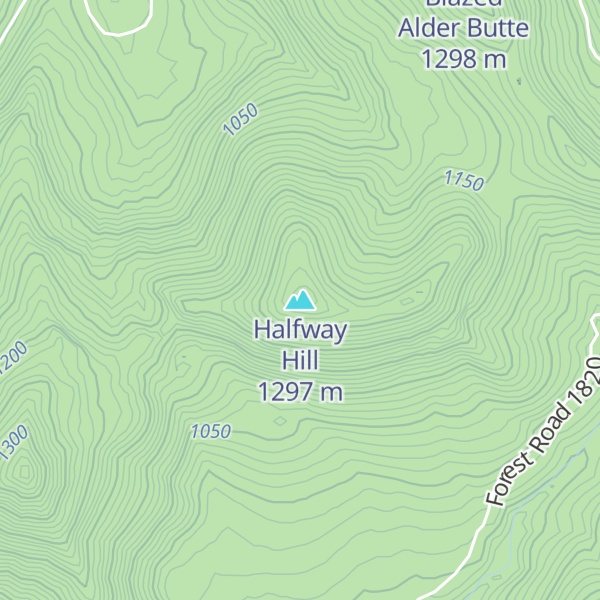Map of Halfway Hill