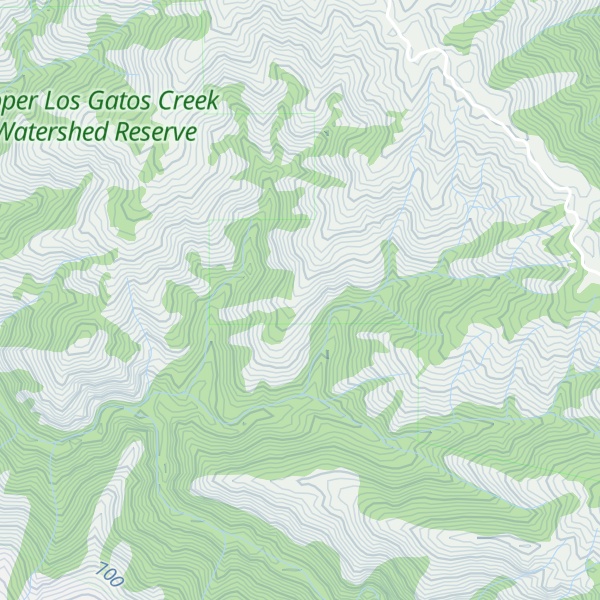 Map of Garrity Ridge