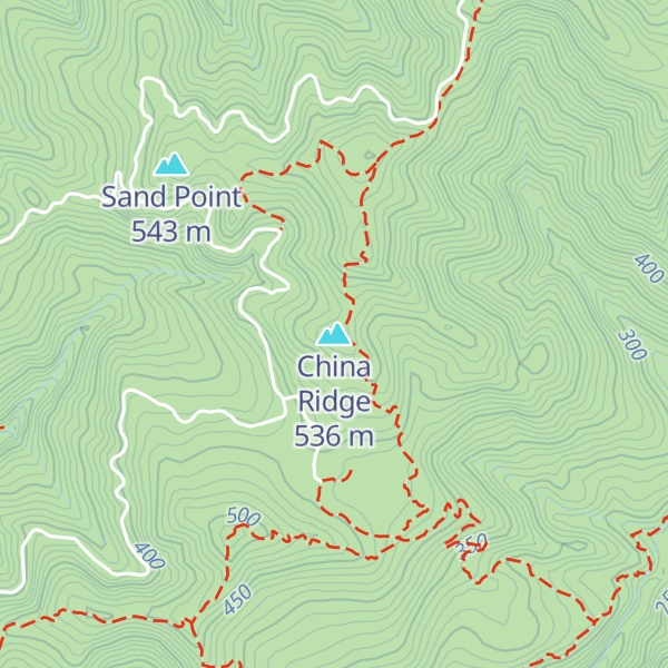 Map of China Ridge