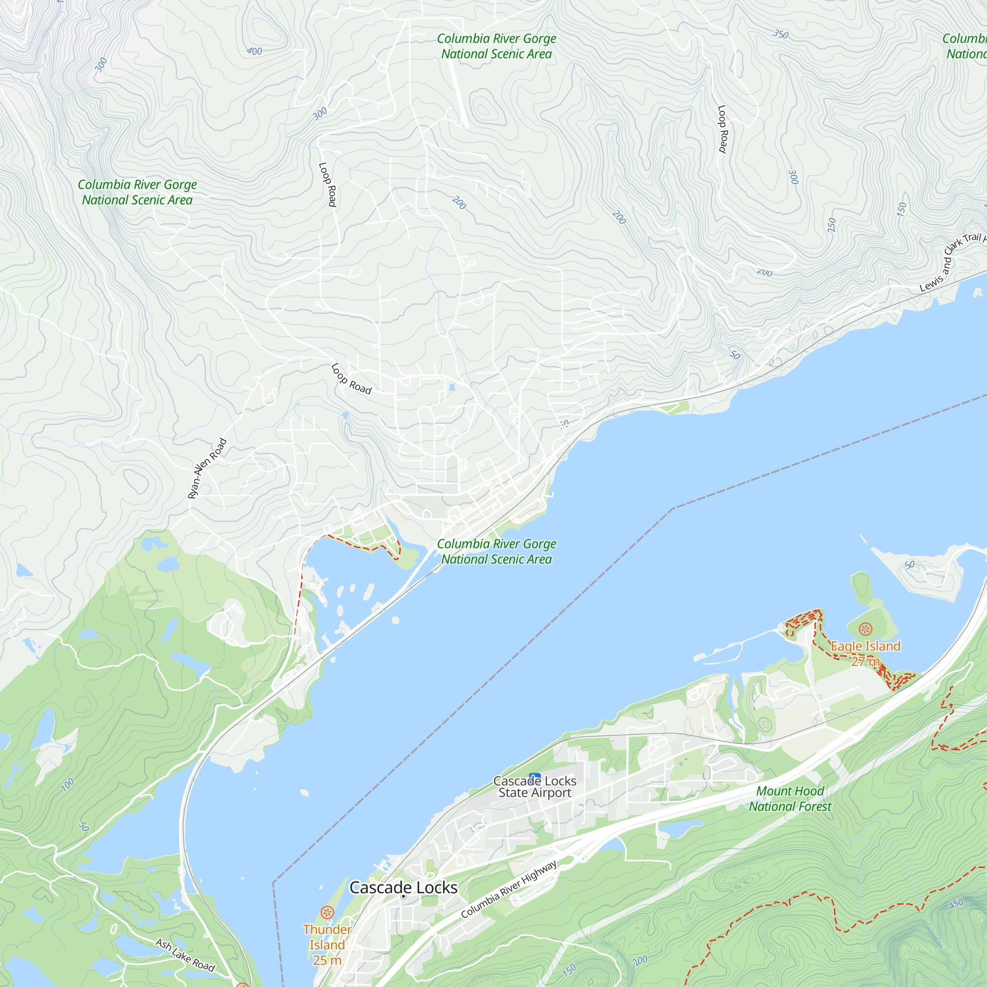Skamania County Chamber of Commerce map