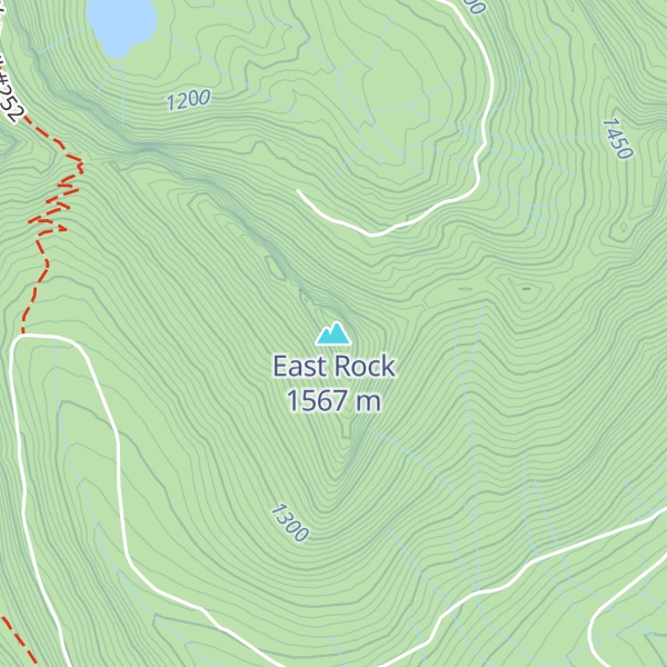 Map of East Rock