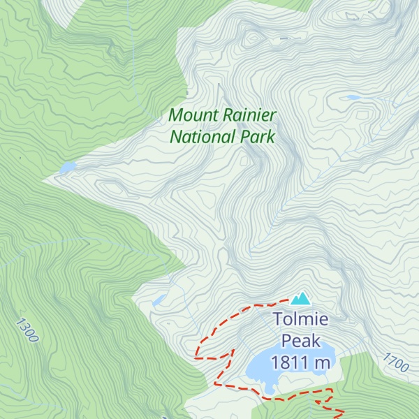 Map of Howard Peak