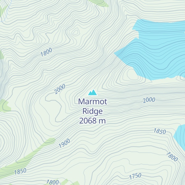 Map of Marmot Ridge