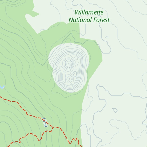 Map of Twin Craters