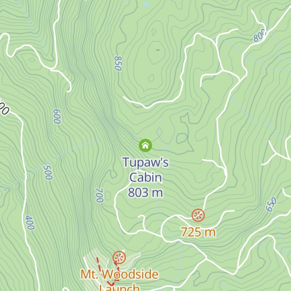 Map of Tupaw's Cabin
