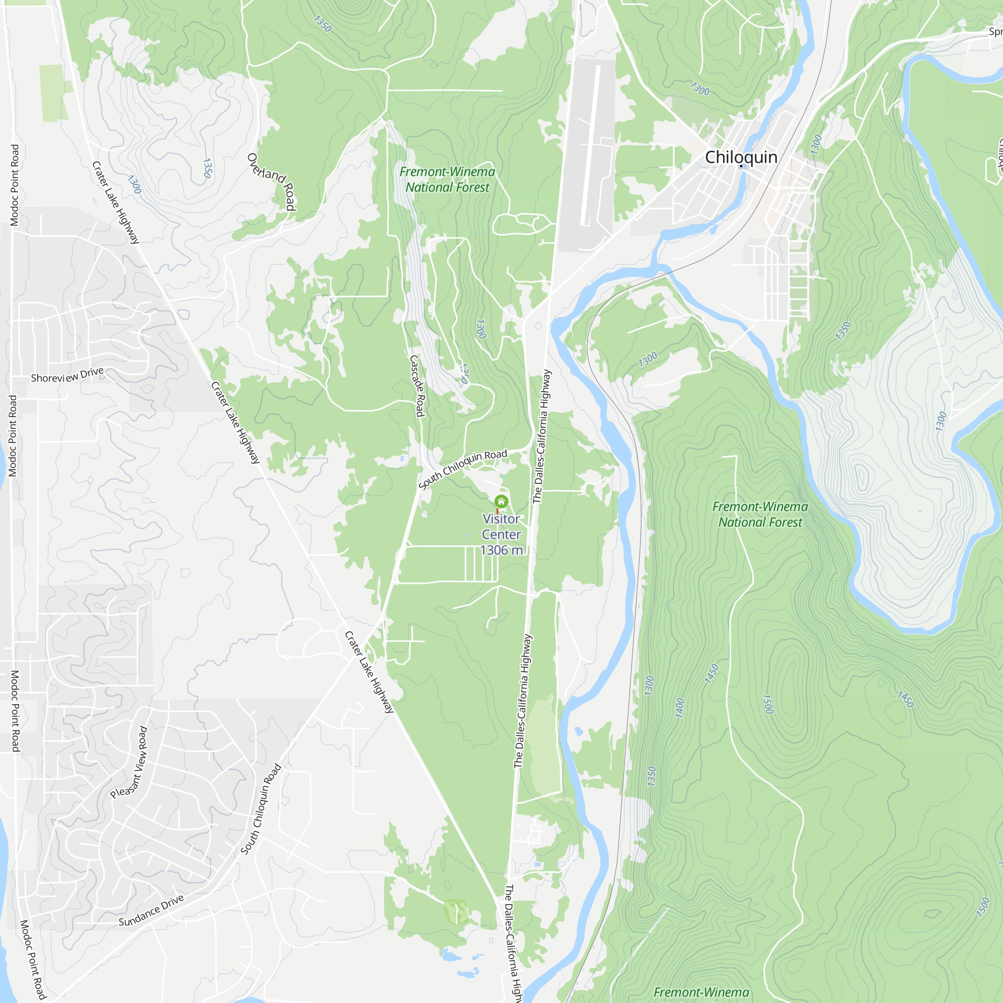 Visitor Center map