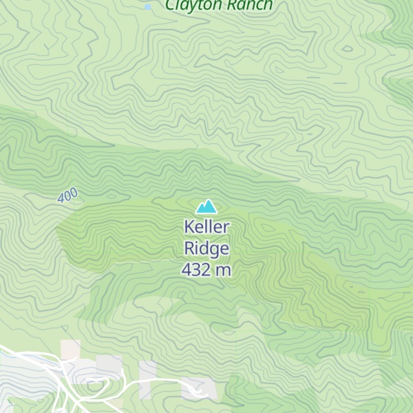 Map of Keller Ridge