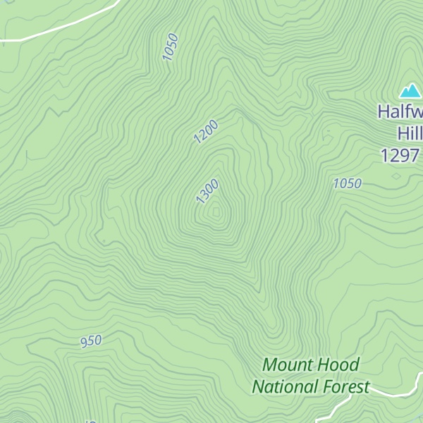 Map of Burnt Peak