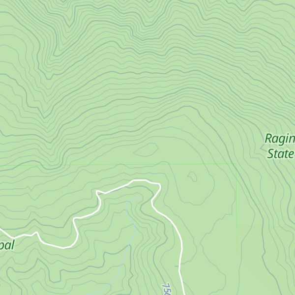 Map of Taylor Mountain