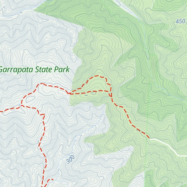 Map of Doud Peak