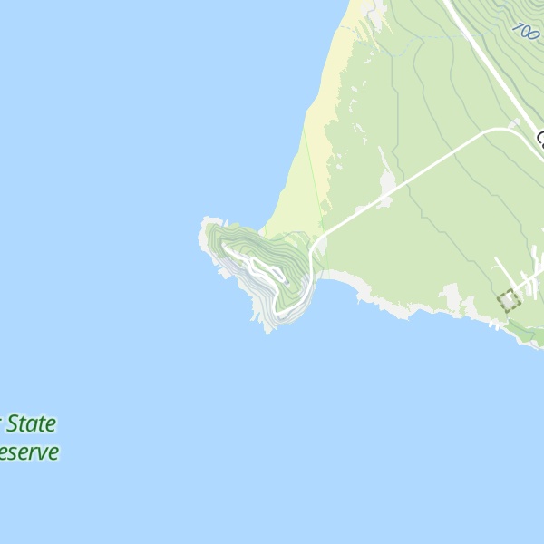 Map of Point Sur