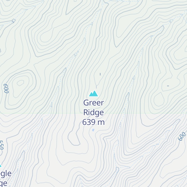 Map of Greer Ridge