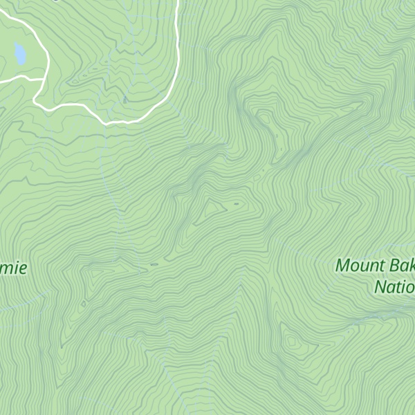 Map of Little Deer Peak