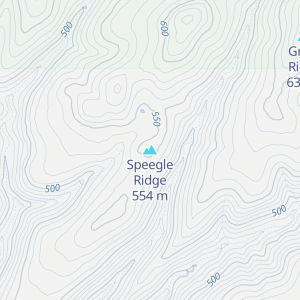 Map of Speegle Ridge