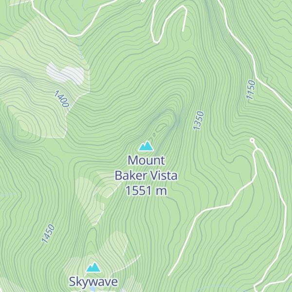 Map of Mount Baker Vista