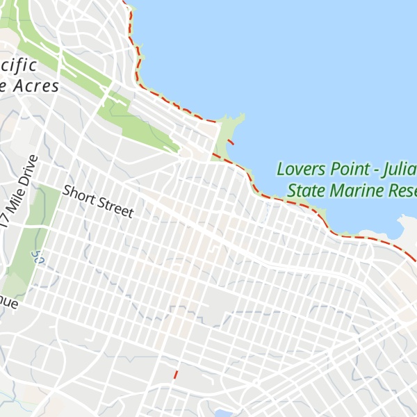 Map of Pacific Grove Visitor Information