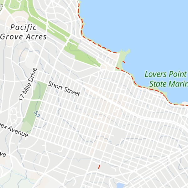 Map of Pacific Grove Resource Center