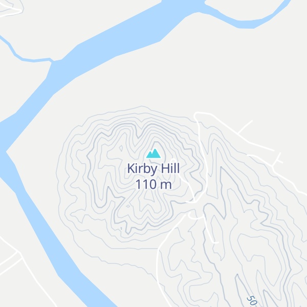 Map of Kirby Hill
