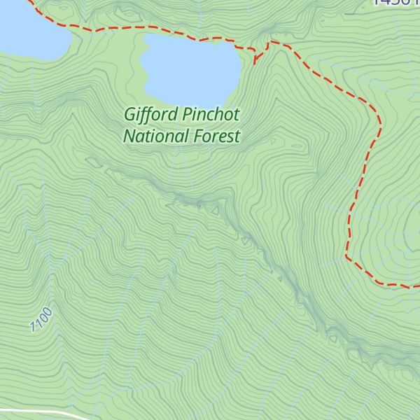 Map of Sawtooth Ridge