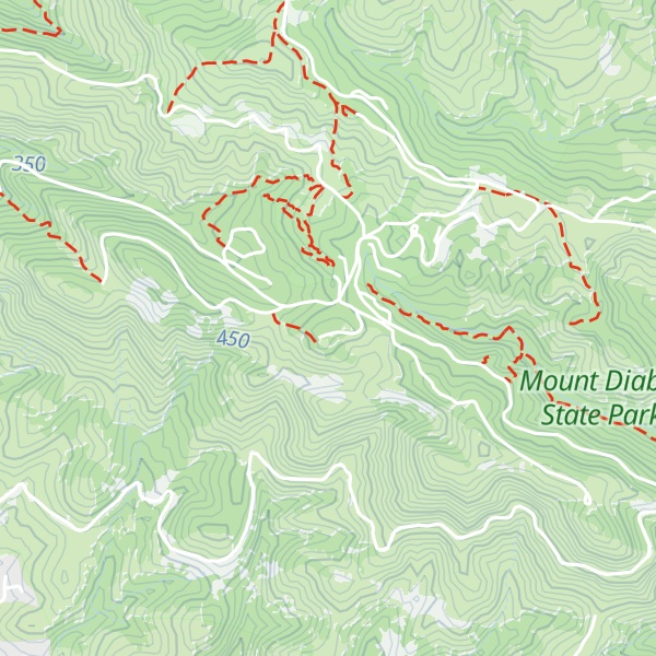 Map of Artist Point