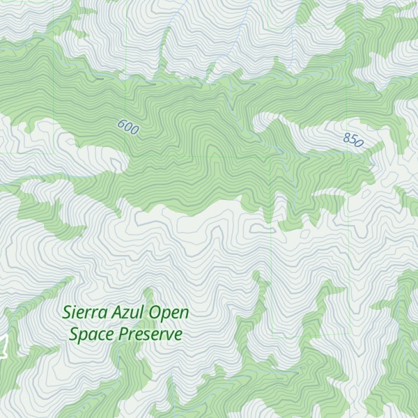 Map of Ralph's Mountain