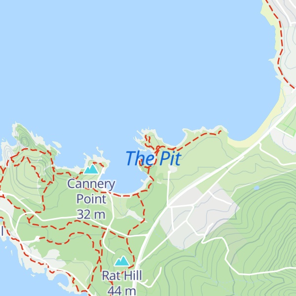 Map of Granite Point