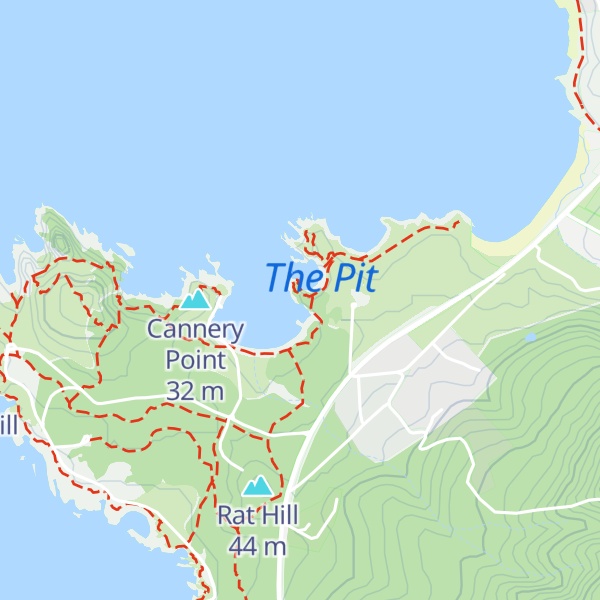 Map of Coal Chute Point